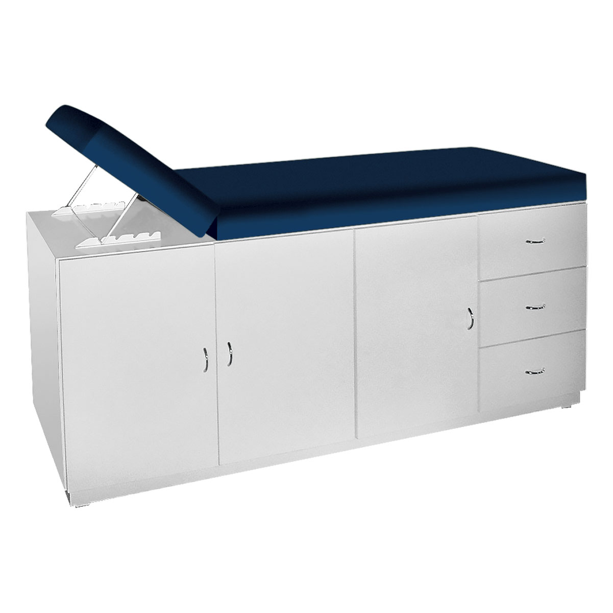 MESA PARA EXAME CLÍNICO COM GABINENTE EM MADEIRA MA – 735